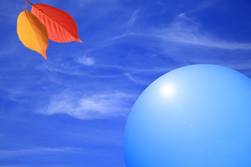 青空に秋のイメージ