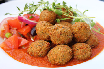 Falafel  Close-Up.