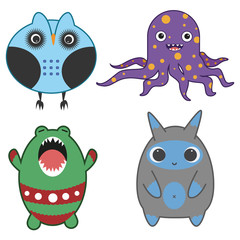 Japanese style monsters