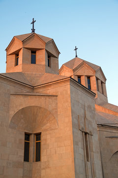 View of the top of Gregory the Illuminator Cathedral