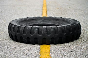 Old Tires On The Road