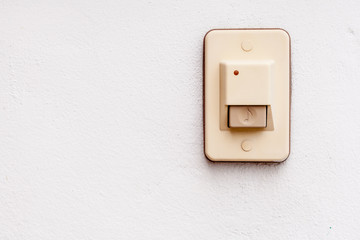 Background of white old concrete wall textured.