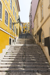 Fototapeta na wymiar Schody w Lizbonie