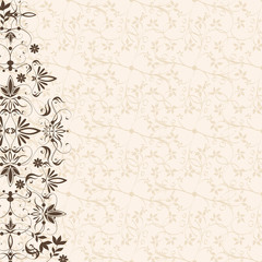 Vintage floral background