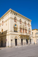Fototapeta na wymiar Manfredi Pałac. Cerignola. Apulia. Włochy.