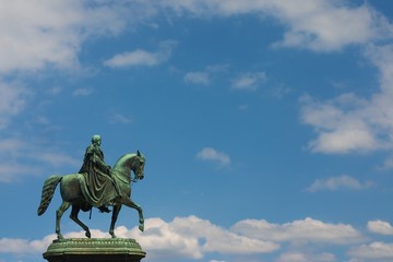Fototapeta premium König Johann von Sachsen - Reiterdenkmal Dresden