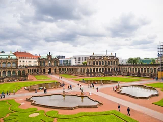 Deurstickers Zwinger - palace in Dresden, Germany © petroos