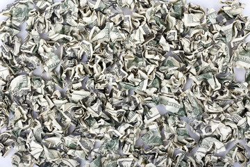 Crimped Cash Background