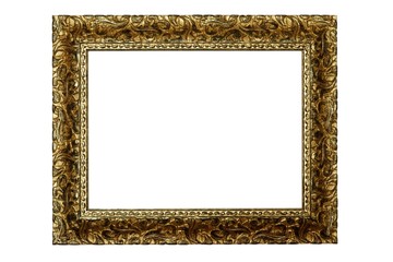 White rectangle in a frame