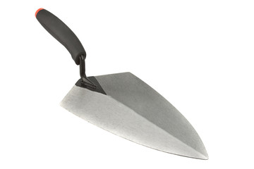 Construction trowels isolated on white background