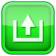 Green square shiny icon