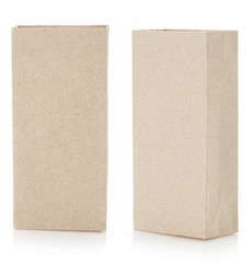 paper bag  on white