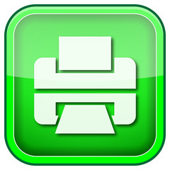 Green square shiny icon