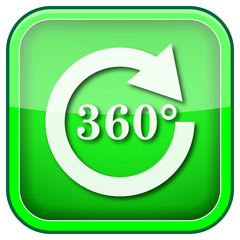 Green square shiny icon