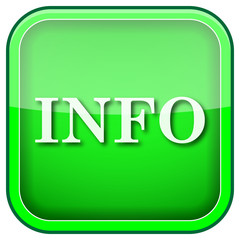 Green square shiny icon