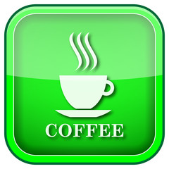 Green square shiny icon