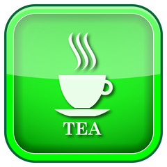 Green square shiny icon