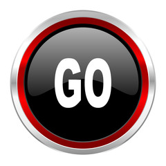 Obraz premium go icon