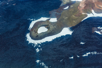 Birdview of a crater in Krafla area, Iceland © A. Karnholz