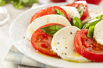 Homemade Organic Caprese Salad