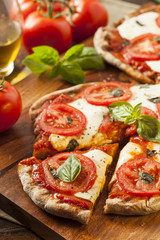 Organic Homemade Margarita Pizza