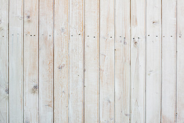 White wooden planks wall background