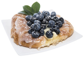 Isolated Blueberry Tart