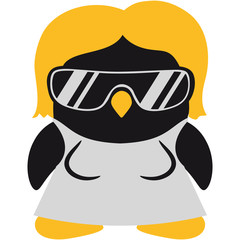 Cool Penguin Girl