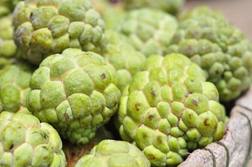 Fototapeta premium Custard apple in the market