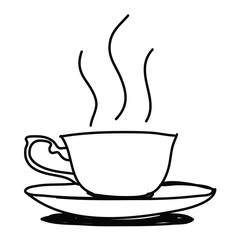 Coffee cup - Hand drawn