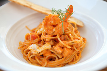 Spaghetti seafood