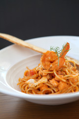 Spaghetti seafood