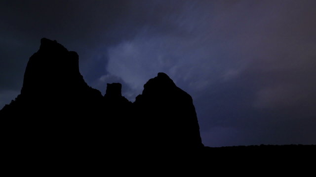 Arizona Boynton Canyon night storm