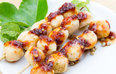 Meatball grilled
