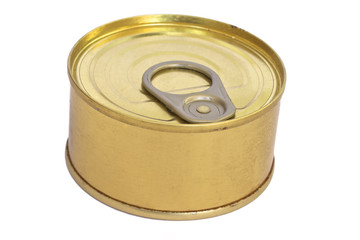 Roud canned container