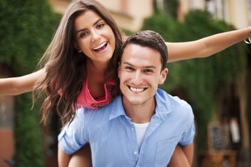 Obraz premium Portrait of couple in love