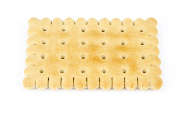 Classic sweet biscuit - Isolated on white
