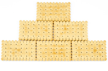 Bakery - Classic sweet biscuits - Isolated on white -  Abstract