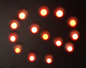 Red light background