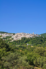 Fototapeta na wymiar Panoramiczny widok Alberona. Apulia. Włochy.
