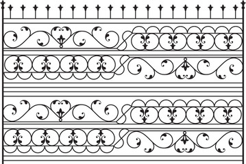 Wrought Iron Gate, Door, Fence, Window, Grill, Railing design