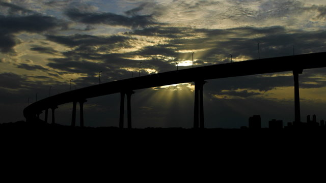California Coronado sunset clouds