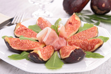 prosciutto and fresh fig