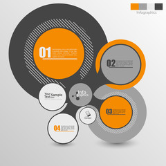 Abstract web design bubble, vector