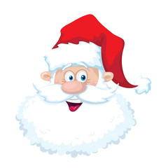 smile santa head