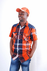 un sourire plein de confiance