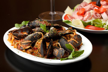Italian Mussels Dish