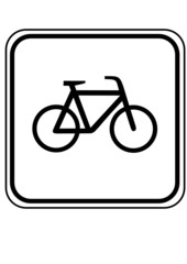 Zeichen Fahrrad