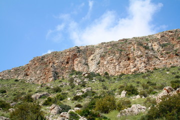 Fototapeta na wymiar Cabo de Santa Pola Alicante y sierra