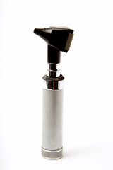 Otoscope On White Background